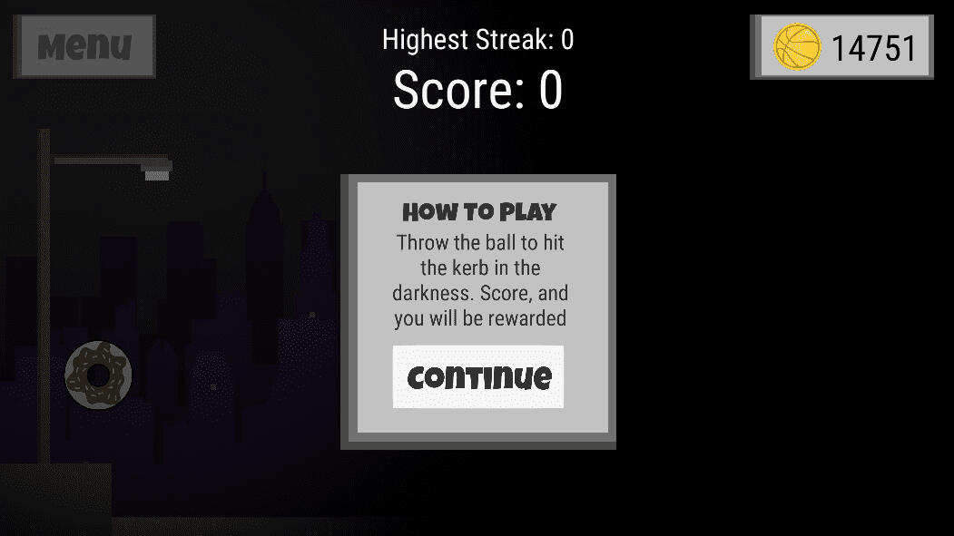 How to play screen